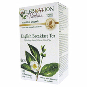 Celebration Herbals, Organic English Breakfast Black Tea, 24 Bags