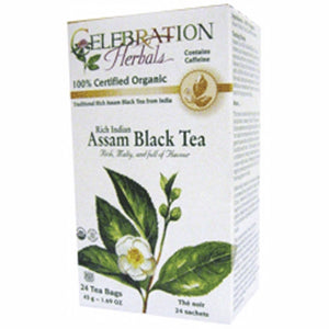 Celebration Herbals, Organic Assam  Black Tea, 24 Bags