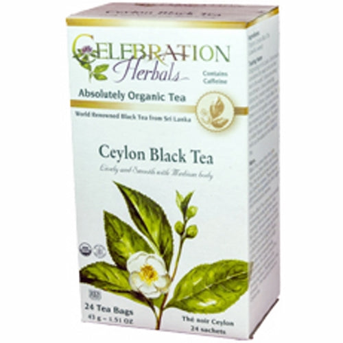 Celebration Herbals, Organic Ceylon Black Tea, 24 Bags