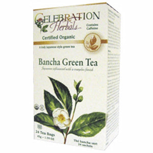 Celebration Herbals, Organic Bancha Green Tea, 24 Bags