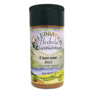 Celebration Herbals, Mild Organic Cayenne, 55 grams