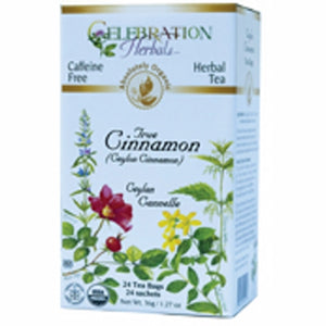 Celebration Herbals, Organic True Cinnamon Tea, 24 Bags