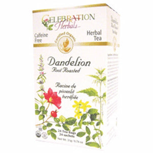 Celebration Herbals, Organic Dandelion Root Roasted Tea, 24 Bags