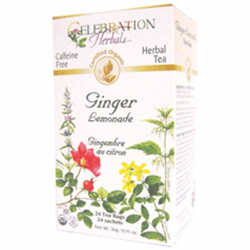 Celebration Herbals, Organic Ginger Lemonade Tea, 24 Bags