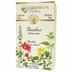 Celebration Herbals, Organic Rooibos Red Tea Lemongrass, 24 Bags