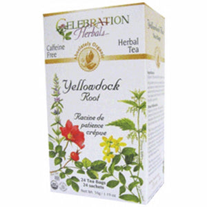 Celebration Herbals, Organic Yellowdock Root Tea, 24 Bags