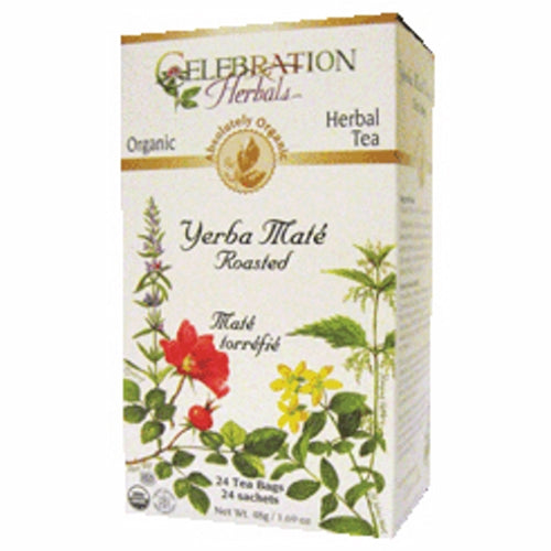 Celebration Herbals, Organic Yerba Mate Roasted Tea, 24 Bags