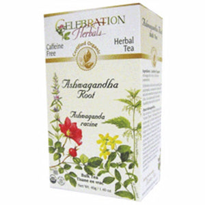 Celebration Herbals, Organic Ashwaganda Root Tea, 40 grams