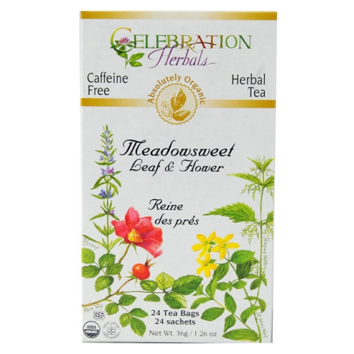 Celebration Herbals, Organic Meadowsweet Tea, 24 Bags