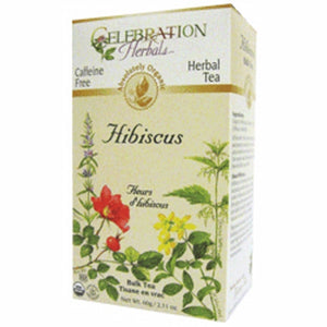 Celebration Herbals, Organic Hibiscus Flower Tea, 60 grams