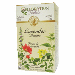 Celebration Herbals, Organic Lavender Flowers Tea, 38 grams