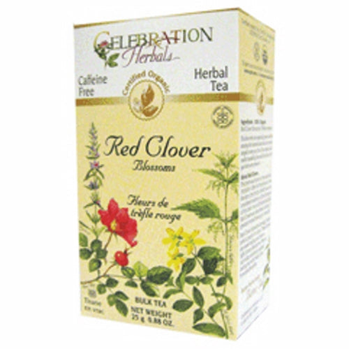 Celebration Herbals, Organic Red Clover Blossoms Tea, 25 grams