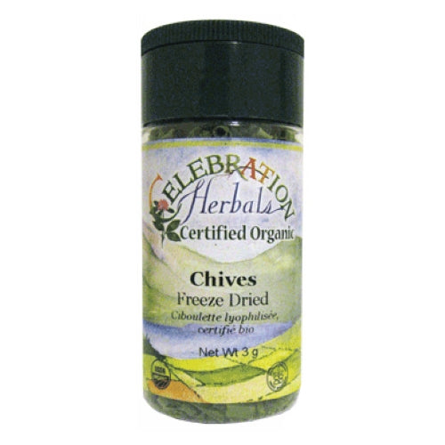 Celebration Herbals, Organic Chives Freeze Dried, 4 grams