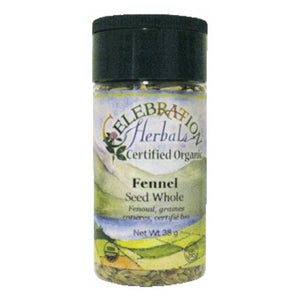 Celebration Herbals, Whole Organic Fennel Seed, 45 gm