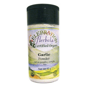 Celebration Herbals, Organic Garlic Powder, 70 grams