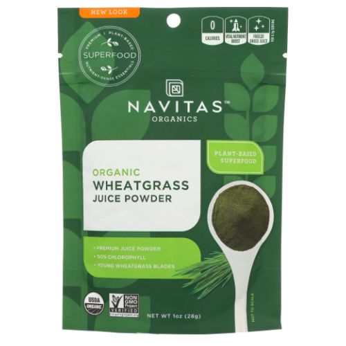 Navitas Organics, Organic Wheatgrass Powder, 1 Oz