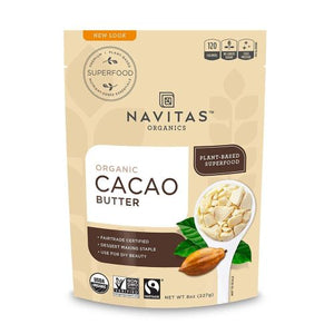 Navitas Organics, Organic Cacao Butter, 8 Oz