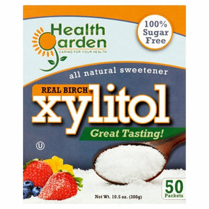 Health Garden, Xylitol Sweetener, 50 Packets