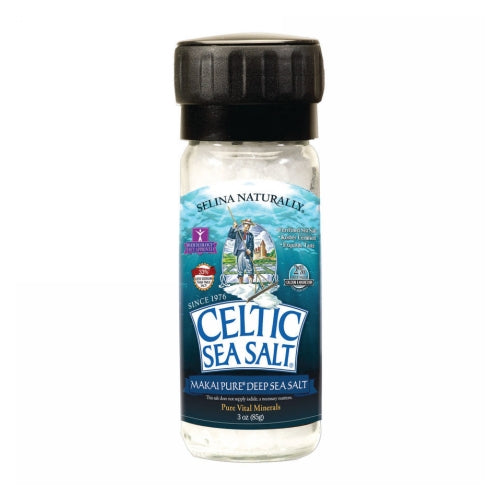 Celtic Sea Salt, Makai Deep Sea Salt Grinder, 3.1 Oz