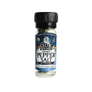 Celtic Sea Salt, Organic Pepper Salt Light Grey, 2.7 Oz