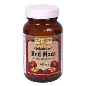 Only Natural, Gelatinized Red Maca, 60 Veg Caps