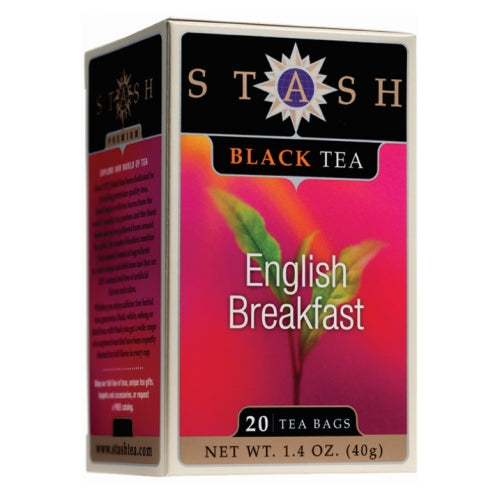 Stash Tea, Black Tea English Breakfast, 20 Count