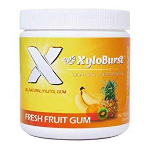 Xyloburst, Xylitol Fresh Fruit Gum, 100 Count