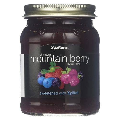 Xyloburst, Mountainberry Jam Sugar Free, 10 Oz