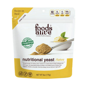 Foods Alive, Nutritional Yeast, 6 Oz
