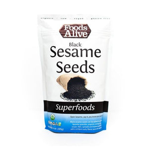 Foods Alive, Organic Black Sesame Seeds, 14 Oz