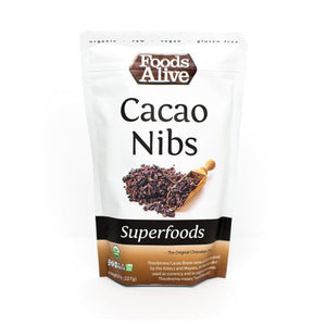 Foods Alive, Organic Cacao Nibs, 8 Oz