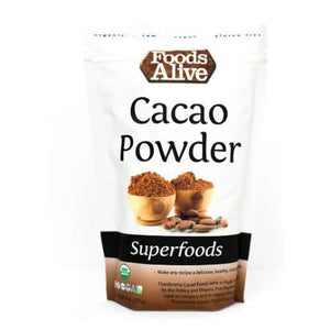 Foods Alive, Organic Cacao Powder, 8 Oz