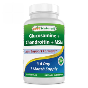 Best Naturals, Glucosamine Chondroitin MSM, 90 Caps