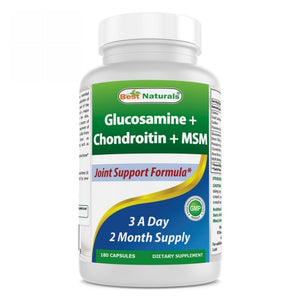 Best Naturals, Glucosamine Chondroitin MSM, 180 Caps
