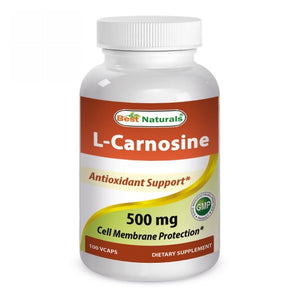 Best Naturals, L-Carnosine, 500 mg, 100 Veg Caps
