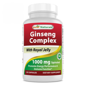 Best Naturals, Ginseng Complex, 1000 mg, 120 Caps