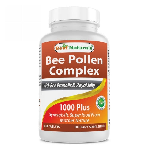 Best Naturals, Bee Pollen Complex, 1000 mg, 120 Tabs