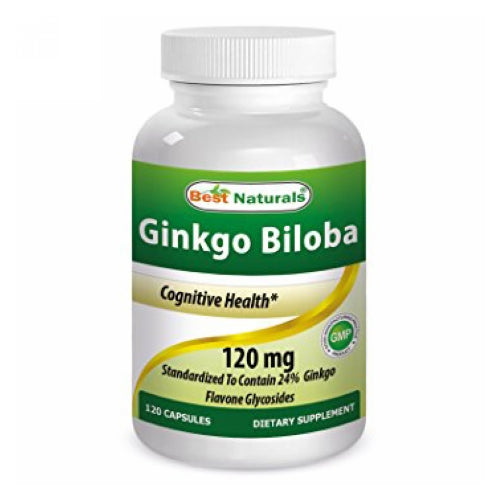 Best Naturals, Ginkgo Biloba, 120 mg, 120 Caps
