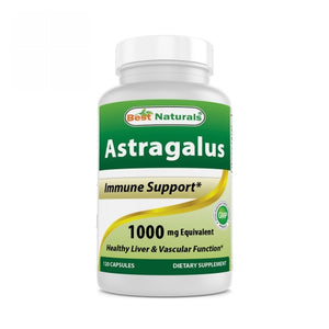 Best Naturals, Astragalus, 1000 mg, 120 Caps