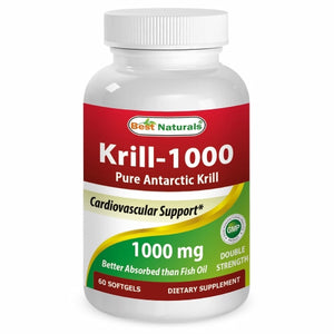Best Naturals, Krill Oil, 1000 mg, 60 Softgels