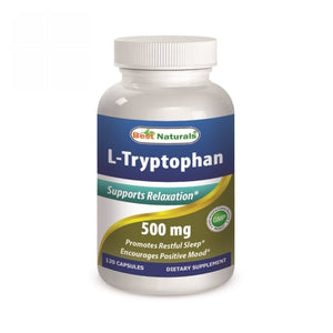 Best Naturals, L-Tryptophan, 500 mg, 120 Caps