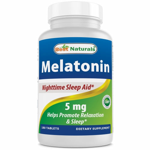 Best Naturals, Melatonin, 5 mg, 180 Tabs