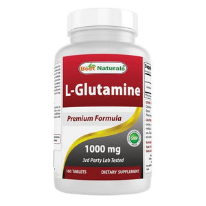 Best Naturals, L-Glutamine, 1000 mg, 180 Tabs