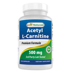 Best Naturals, Acetyl L-Carnitine, 500 mg, 120 Caps