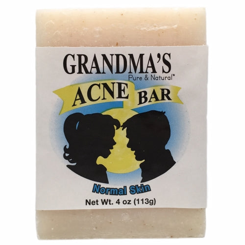 Grandmas Pure & Natural, Acne Bar for Normal Skin, 4 Oz
