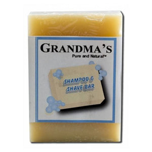 Grandmas Pure & Natural, Shampoo & Shave Bar, 4 Oz