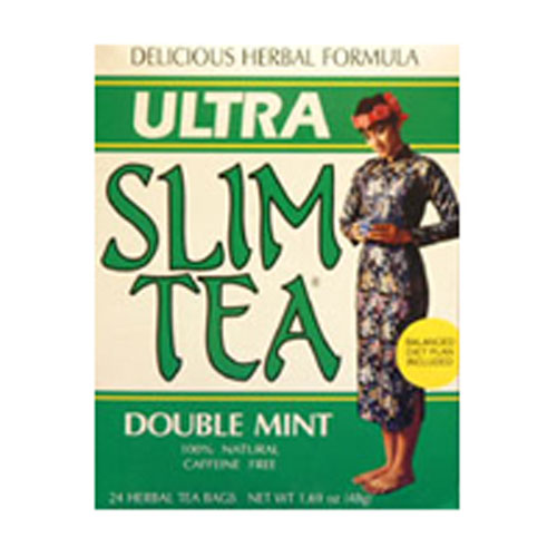 Hobe Labs, Ultra Slim Tea, Double Mint 24 Bags