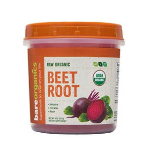 Bare Organics, Organic Beet Root Powder, 8 Oz