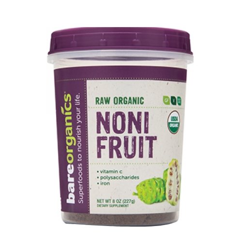 Bare Organics, Organic Noni Fruit Powder, 8 Oz