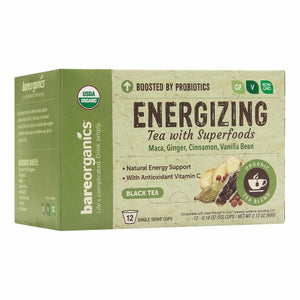 Bare Organics, Energy Tea K-Cups, 12 Count